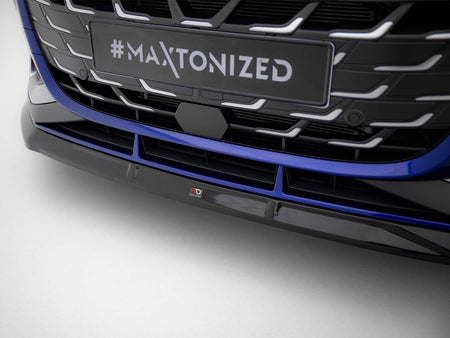 Maxton Design Front Splitter V.3 Audi A3 S-Line Sedan / S3 Sedan 8Y Facelift - AU-S3-8YF-S-FD3G - Image 4