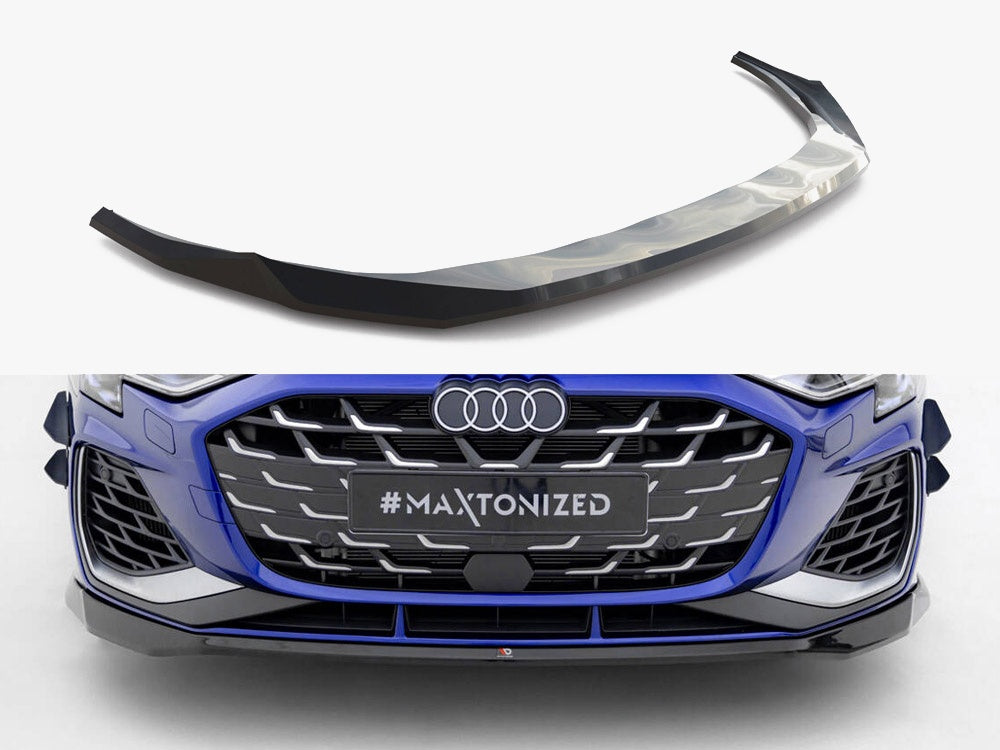 Maxton Design Front Splitter V.2 Audi A3 S-Line Sedan / S3 Sedan 8Y Facelift - AU-S3-8YF-S-FD2G - Image 1