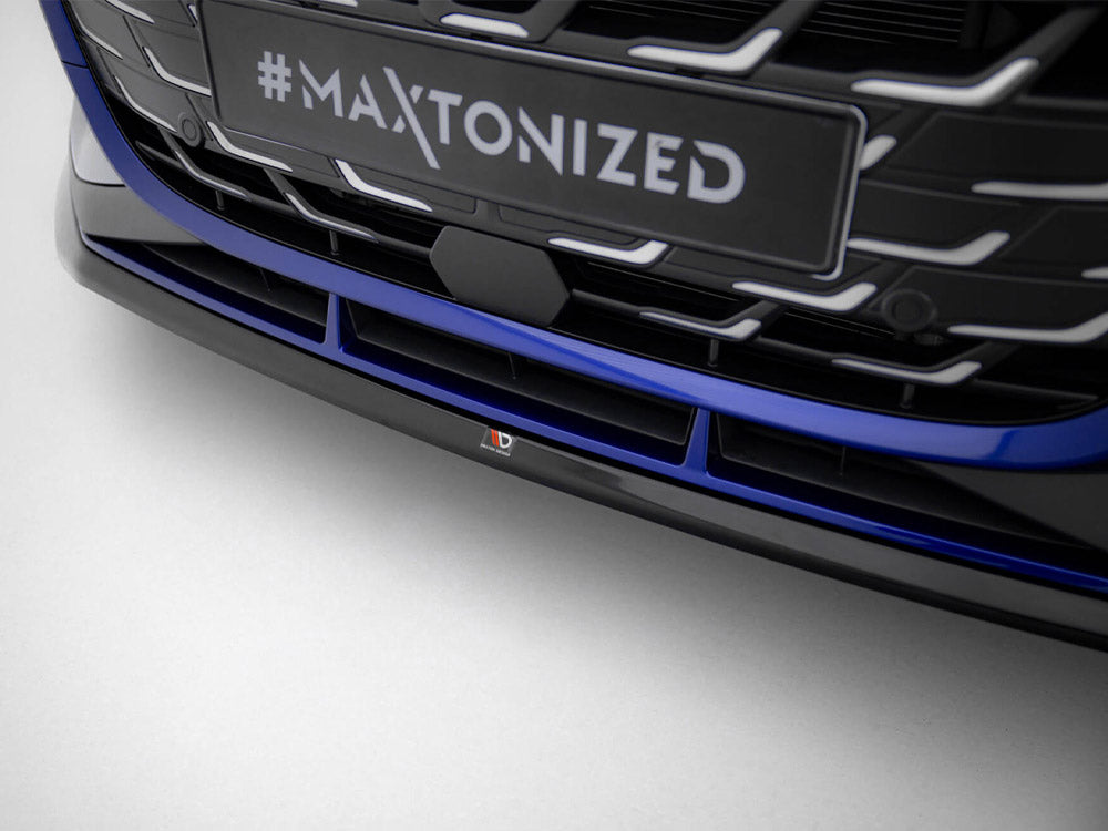 Maxton Design Front Splitter V.2 Audi A3 S-Line Sedan / S3 Sedan 8Y Facelift - AU-S3-8YF-S-FD2G - Image 4