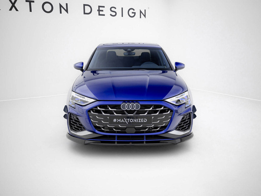 Maxton Design Front Splitter V.1 Audi A3 S-Line Sedan / S3 Sedan 8Y Facelift - AU-S3-8YF-S-FD1G - Image 3