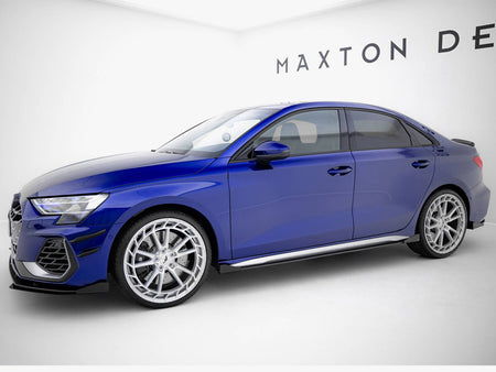 Maxton Design Side Flaps Audi A3 S-Line Sedan / S3 Sedan 8Y Facelift - AUS38YFCNC-SF1G - Image 2