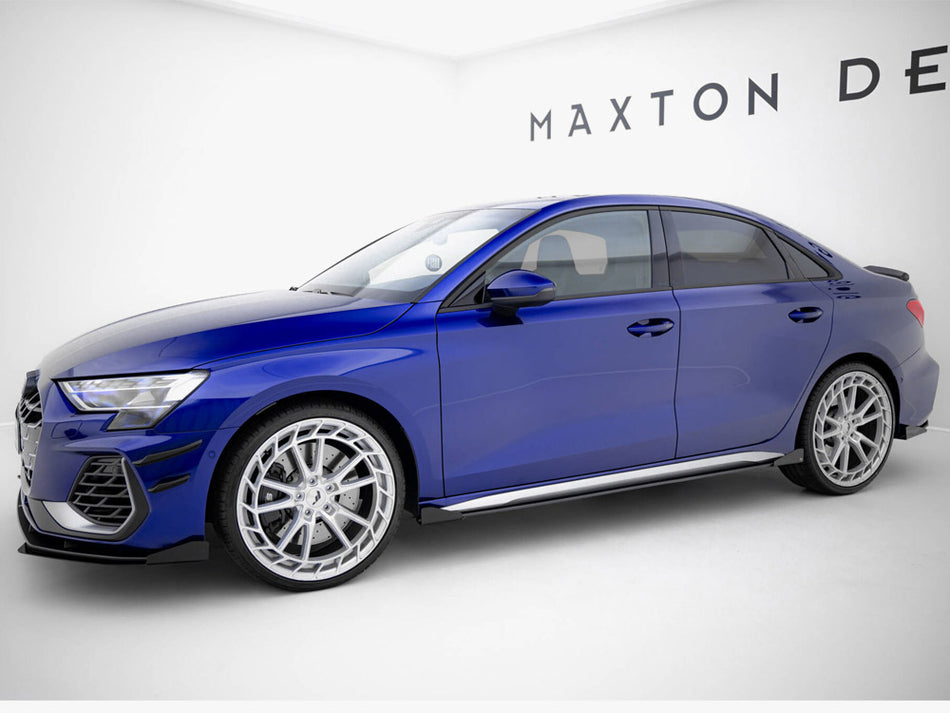 Maxton Design Side Flaps Audi A3 S-Line Sedan / S3 Sedan 8Y Facelift - AUS38YFCNC-SF1G - Image 2