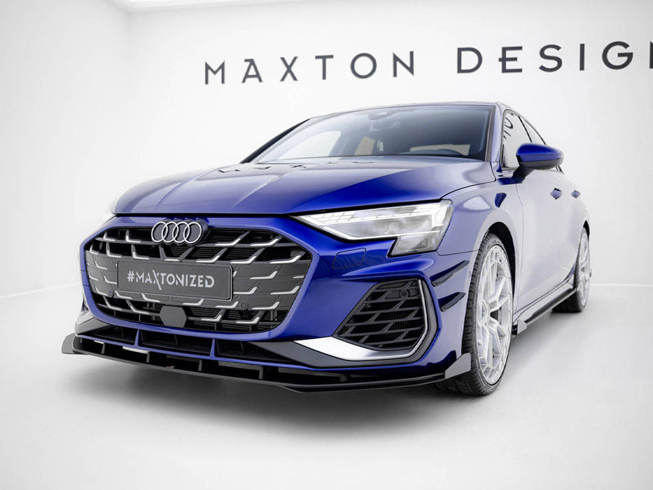 Maxton Design Front Flaps Audi A3 S-Line Sedan / S3 Sedan 8Y Facelift - AUS38YFCNC-FSF1G - Image 2