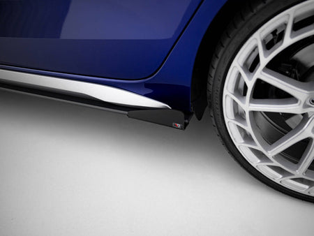 Maxton Design Street PRO Side Skirts Diffusers + Flaps Audi A3 S-Line Sedan / S3 Sedan 8Y Facelift - AUS38YFCNC-SD1B+SF1G - Image 5