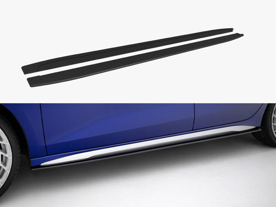 Maxton Design Street PRO Side Skirts Diffusers Audi A3 S-Line Sedan / S3 Sedan 8Y Facelift - AUS38YFCNC-SD1B - Image 1