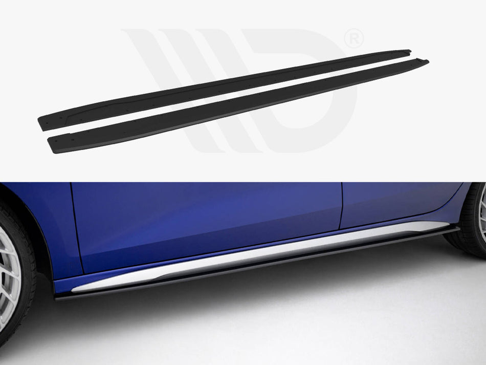 MAXTON DESIGN Street PRO Side Skirts Diffusers Audi A3 S-Line Sedan / S3 Sedan 8Y Facelift