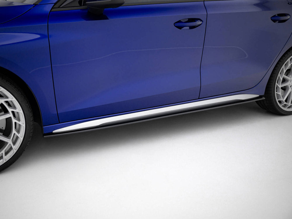Street PRO Side Skirts Diffusers Audi A3 S-Line Sedan / S3 Sedan 8Y Facelift