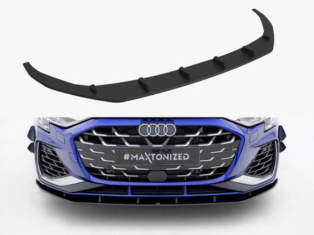 Maxton Design Street PRO Front Splitter Audi A3 S-Line Sedan / S3 Sedan 8Y Facelift - AUS38YFCNC-FD1B - Image 1