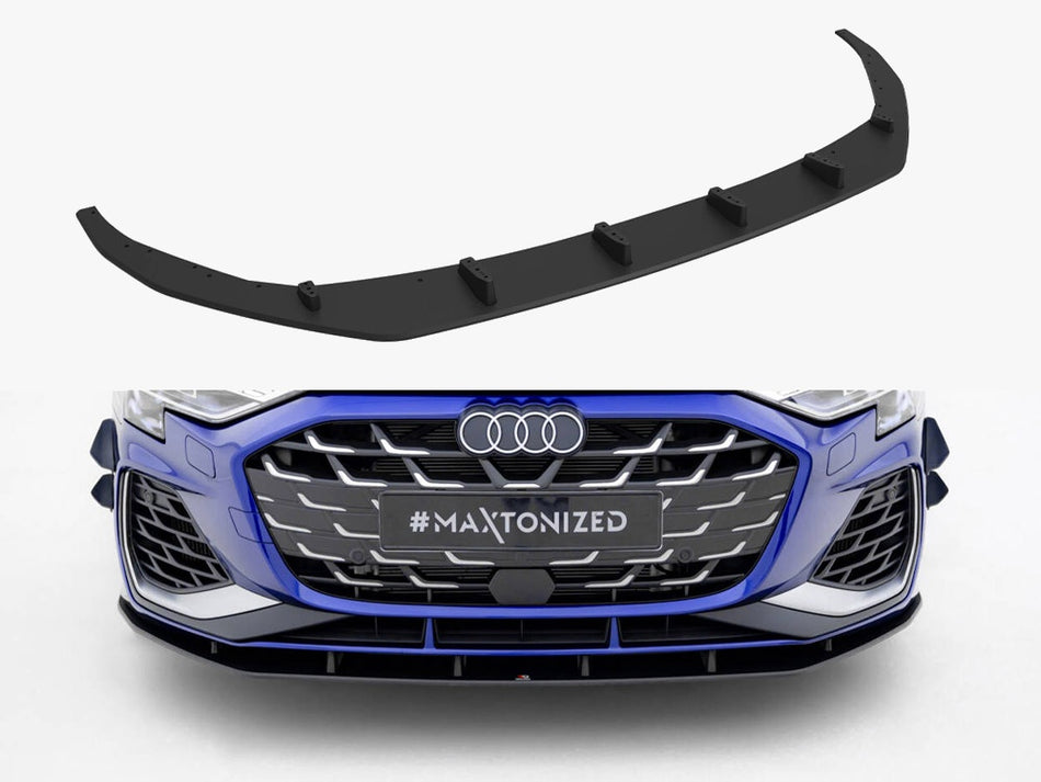 Maxton Design Street PRO Front Splitter Audi A3 S-Line Sedan / S3 Sedan 8Y Facelift - AUS38YFCNC-FD1B - Image 1