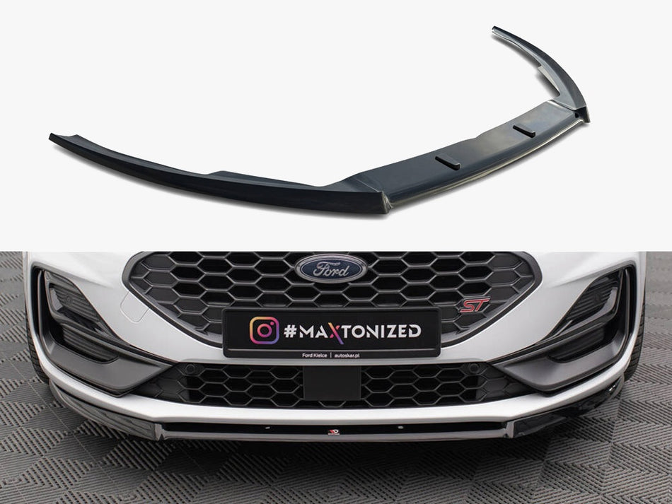 Maxton Design Front Splitter V.2 Ford Focus ST / ST-Line Mk4 Facelift - FO-FO-4-STLINE-FD2G - Image 1