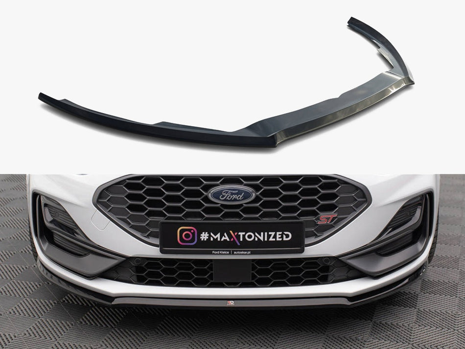 Maxton Design Front Splitter V.3 Ford Focus ST / ST-Line Mk4 Facelift - FO-FO-4-STLINE-FD3G - Image 1