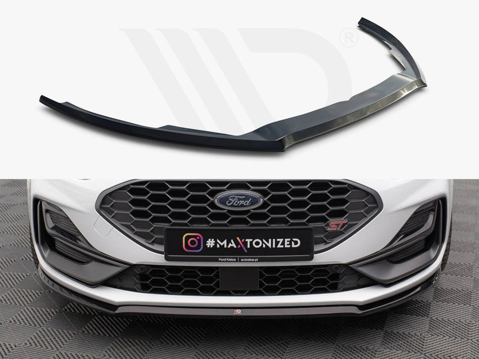 MAXTON DESIGN Front Splitter V.3 Ford Focus ST / ST-Line Mk4 Facelift