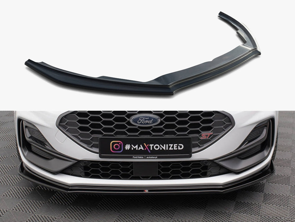 Maxton Design Front Splitter V.4 Ford Focus ST / ST-Line Mk4 Facelift - FO-FO-4-STLINE-FD4G - Image 1