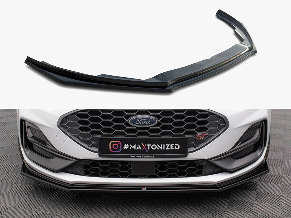 Maxton Design Front Splitter V.5 Ford Focus ST / ST-Line Mk4 Facelift - FO-FO-4-STLINE-FD5G - Image 1