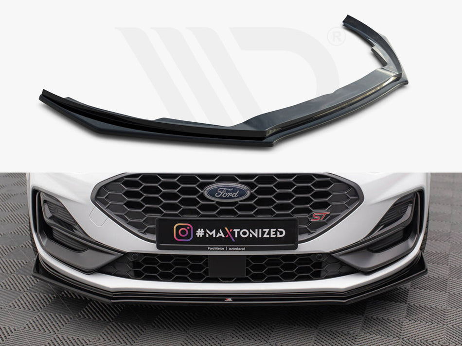 MAXTON DESIGN Front Splitter V.5 Ford Focus ST / ST-Line Mk4 Facelift