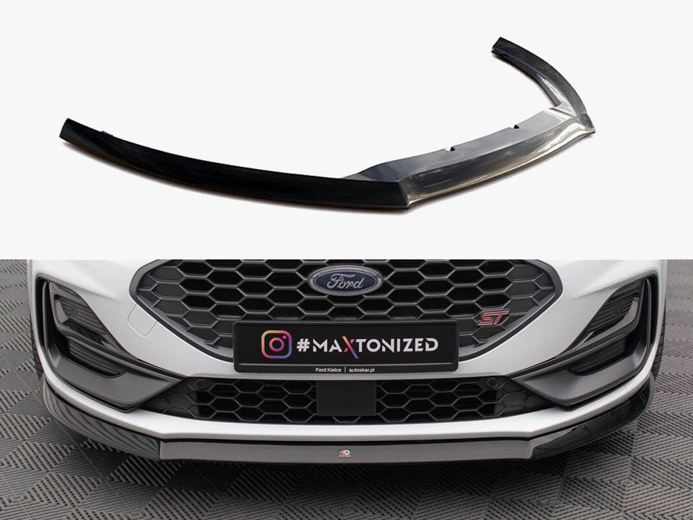 Maxton Design Front Splitter V.8 Ford Focus ST / ST-Line Mk4 Facelift - FO-FO-4-ST-FD2G - Image 1