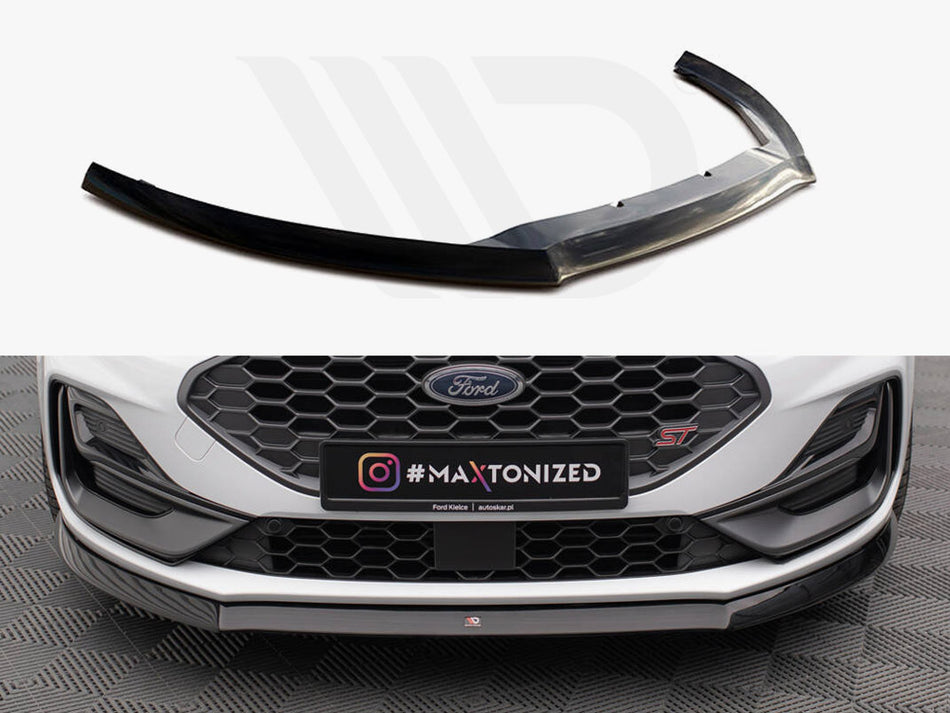 MAXTON DESIGN Front Splitter V.8 Ford Focus ST / ST-Line Mk4 Facelift