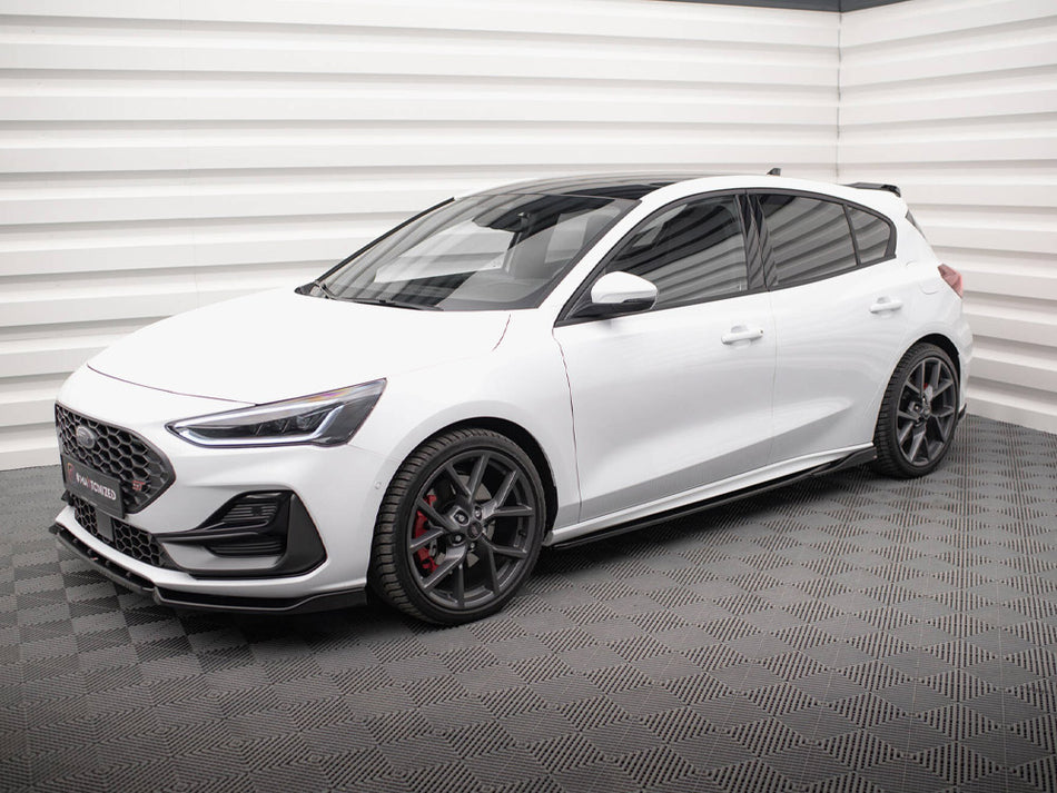 Side Skirts Diffusers V.4 Ford Focus ST / ST-Line Mk4 Facelift