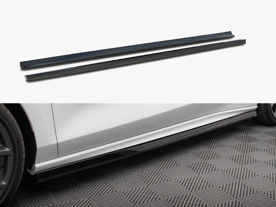 Maxton Design Side Skirts Diffusers V.5 Ford Focus ST / ST-Line Mk4 Facelift - FO-FO-4-ST-SD2G - Image 1