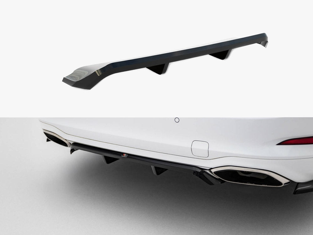 Maxton Design Rear Splitter (Vertical Bars) Ford Focus Vignale Estate Mk4 - FO-FO-4-VG-ES-RD1G+RD2G - Image 1