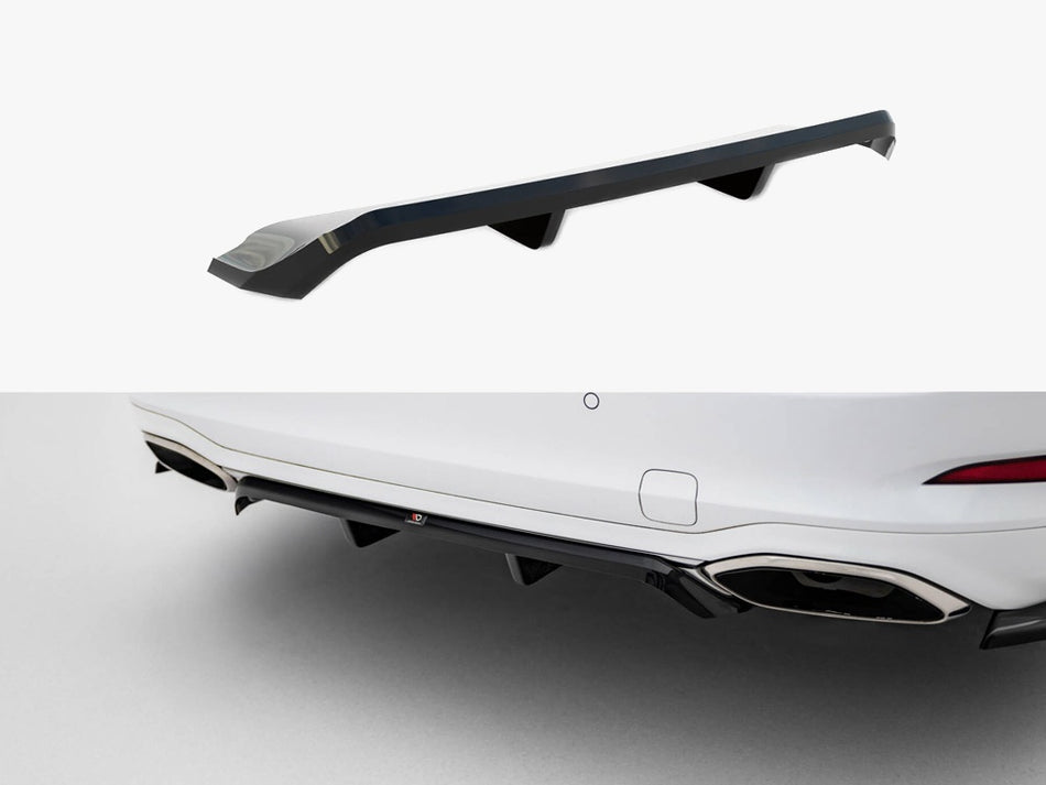 Maxton Design Rear Splitter (Vertical Bars) Ford Focus Vignale Estate Mk4 - FO-FO-4-VG-ES-RD1G+RD2G - Image 1