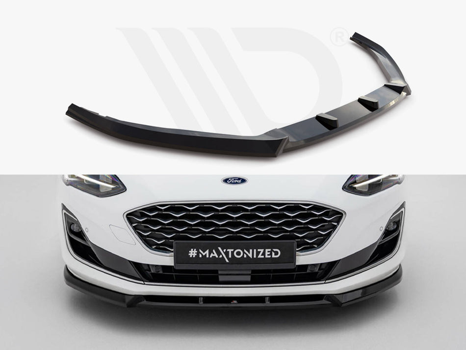 MAXTON DESIGN Front Splitter V.2 Ford Focus Vignale Mk4