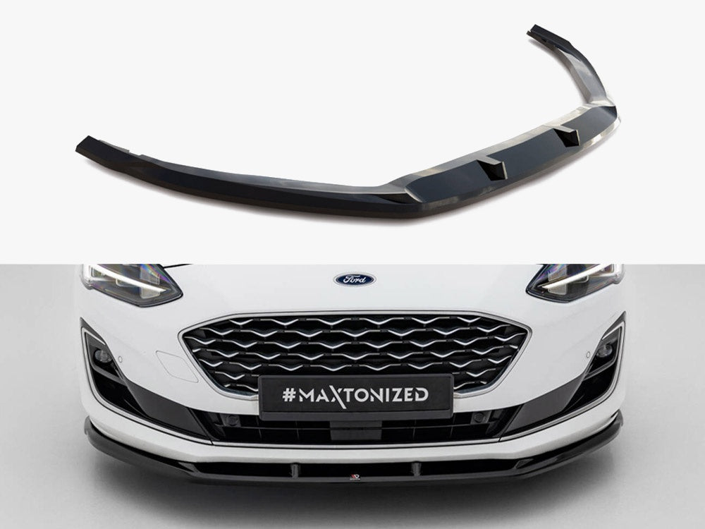 Maxton Design Front Splitter V.1 Ford Focus Vignale Mk4 - FO-FO-4-VG-ES-FD1G - Image 1