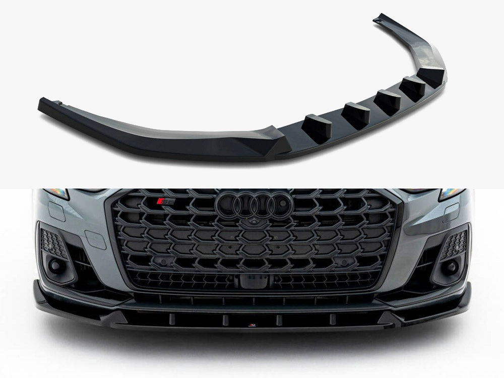Maxton Design Front Splitter V.2 Audi S8 / A8 S-Line D5 Facelift - AU-S8-D5F-FD2G - Image 1