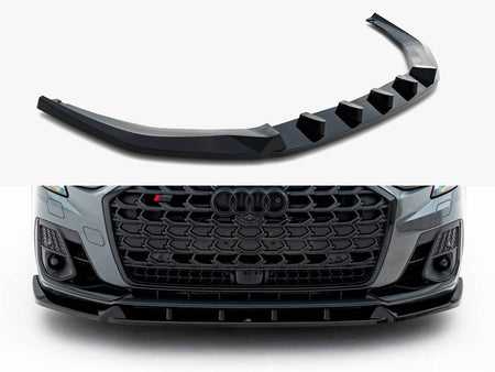 Maxton Design Front Splitter V.2 Audi S8 / A8 S-Line D5 Facelift - AU-S8-D5F-FD2G - Image 1