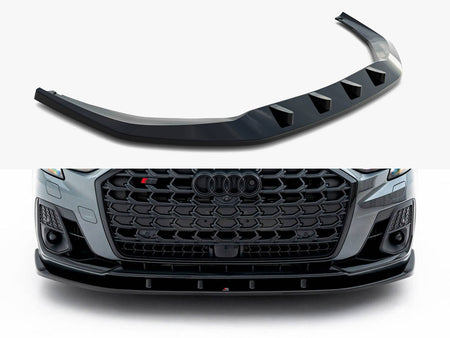 Maxton Design Front Splitter V.1 Audi S8 / A8 S-Line D5 Facelift - AU-S8-D5F-FD1G - Image 1