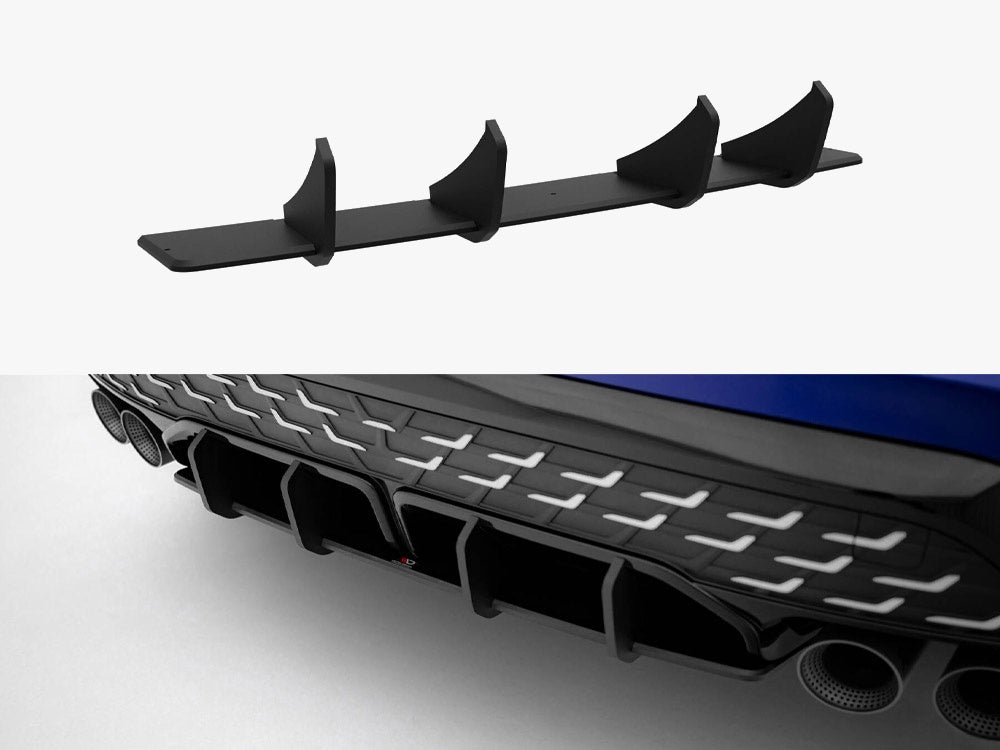 Maxton Design Street PRO Rear Diffuser Audi S3 Sedan 8Y Facelift - AUS38YFSCNC-RS1B - Image 1