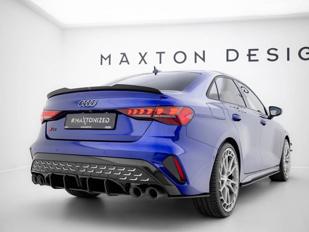 Maxton Design Street PRO Rear Diffuser Audi S3 Sedan 8Y Facelift - AUS38YFSCNC-RS1B - Image 3