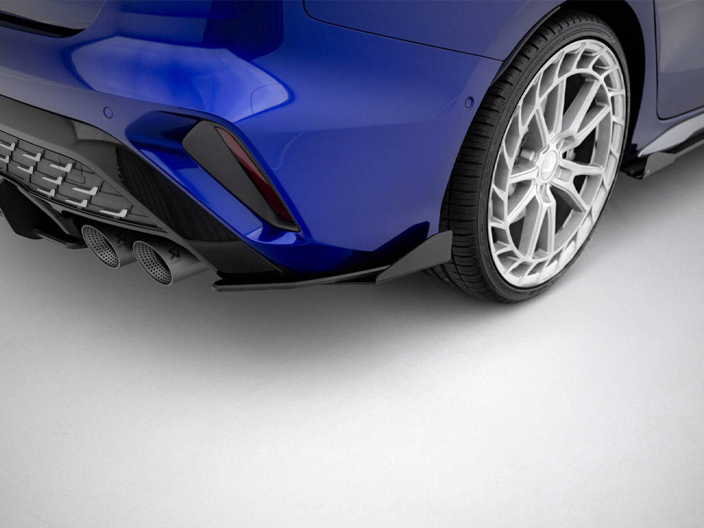 Maxton Design Street Pro Rear Side Splitters + Flaps Audi S3 Sedan 8Y Facelift - AUS38YFSCNC-RSD1B+RSF1G - Image 3