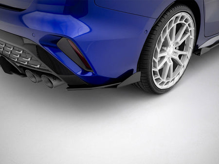 Maxton Design Street Pro Rear Side Splitters + Flaps Audi S3 Sedan 8Y Facelift - AUS38YFSCNC-RSD1B+RSF1G - Image 3