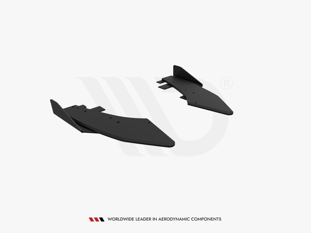 Street Pro Rear Side Splitters + Flaps Audi S3 Sedan 8Y Facelift