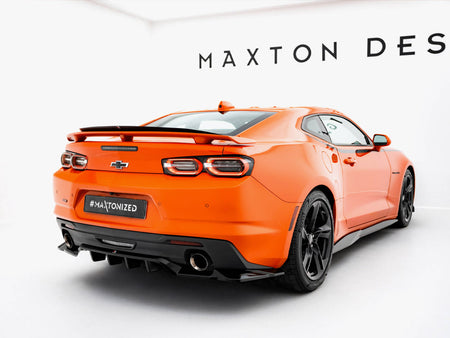 Maxton Design Rear Splitter (Vertical Bars) Chevrolet Camaro SS Mk6 Facelift - CH-CA-6F-SS-RD1G+RD2G - Image 2