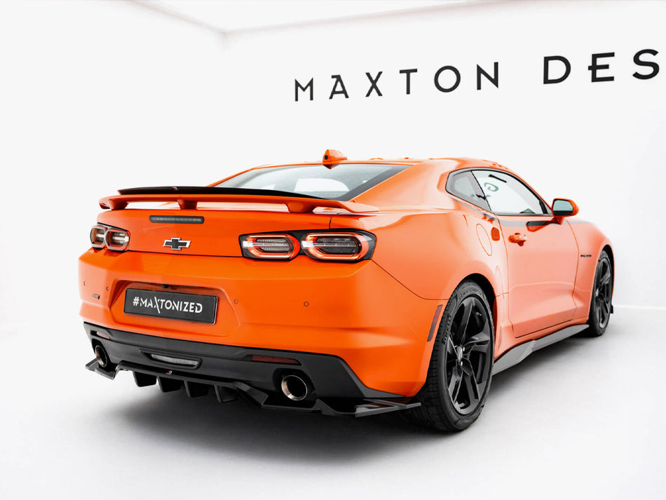Maxton Design Rear Splitter (Vertical Bars) Chevrolet Camaro SS Mk6 Facelift - CH-CA-6F-SS-RD1G+RD2G - Image 2
