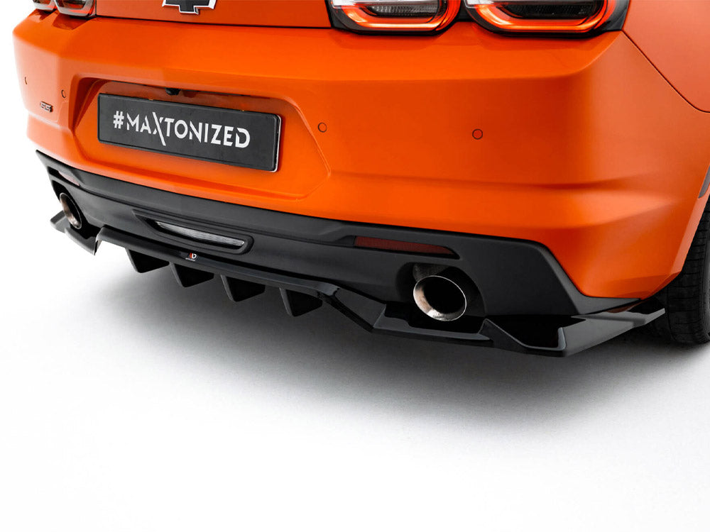 Maxton Design Rear Splitter (Vertical Bars) Chevrolet Camaro SS Mk6 Facelift - CH-CA-6F-SS-RD1G+RD2G - Image 3