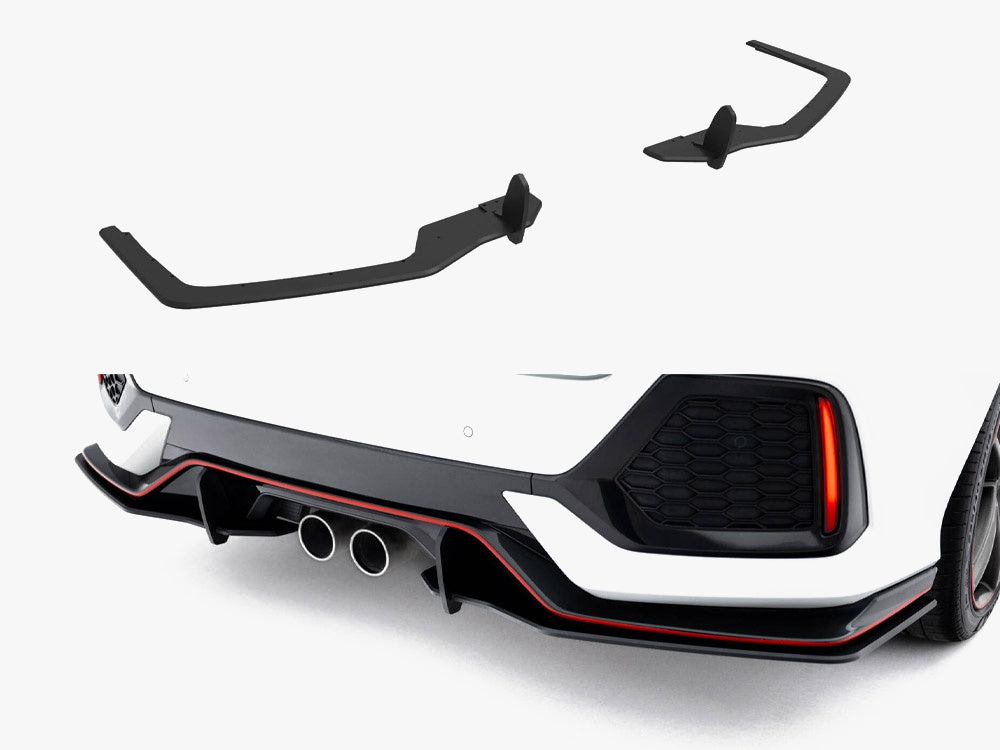 Maxton Design Street Pro Rear Side Splitters Honda Civic Sport Mk10 - HOCI10SPORTCNC-RSD2B - Image 1