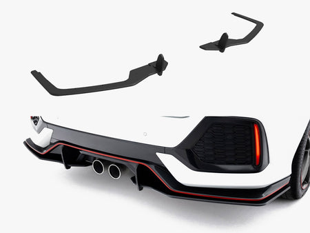 Maxton Design Street Pro Rear Side Splitters Honda Civic Sport Mk10 - HOCI10SPORTCNC-RSD2B - Image 1