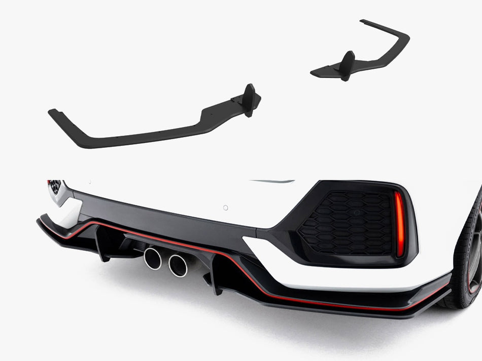 Maxton Design Street Pro Rear Side Splitters Honda Civic Sport Mk10 - HOCI10SPORTCNC-RSD2B - Image 1