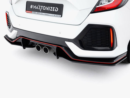 Maxton Design Street Pro Rear Side Splitters Honda Civic Sport Mk10 - HOCI10SPORTCNC-RSD2B - Image 3