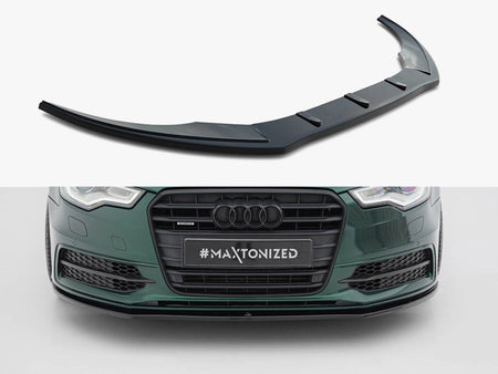 Maxton Design Front Splitter V.1 Audi S6 / A6 S-Line C7 - AU-A6-C7-SLINE-FD1G - Image 1