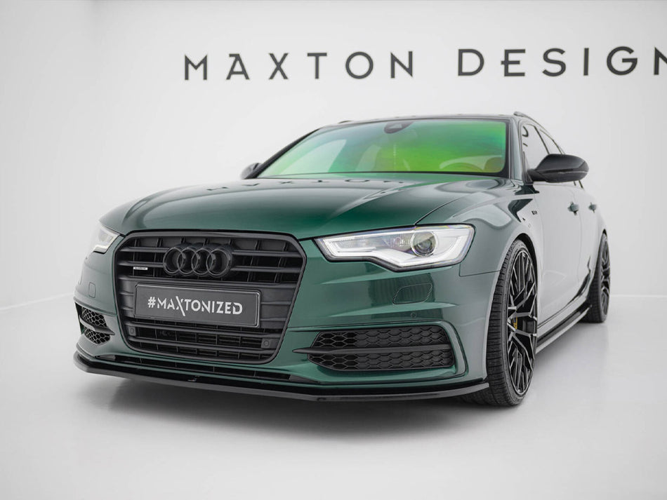 Maxton Design Front Splitter V.1 Audi S6 / A6 S-Line C7 - AU-A6-C7-SLINE-FD1G - Image 2
