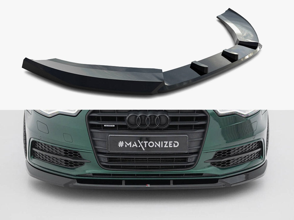 Maxton Design Front Splitter V.3 Audi A6 S-Line / S6 C7 - AU-A6-C7-SLINE-AV-FD1G - Image 1