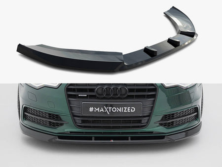 Maxton Design Front Splitter V.3 Audi A6 S-Line / S6 C7 - AU-A6-C7-SLINE-AV-FD1G - Image 1