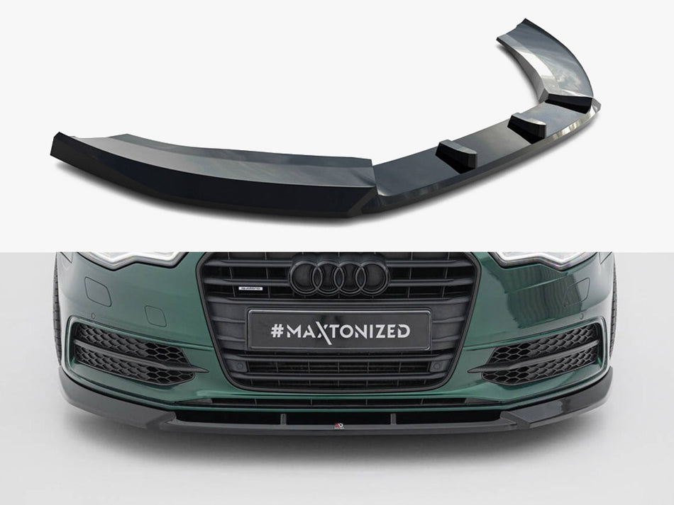 Maxton Design Front Splitter V.3 Audi A6 S-Line / S6 C7 - AU-A6-C7-SLINE-AV-FD1G - Image 1