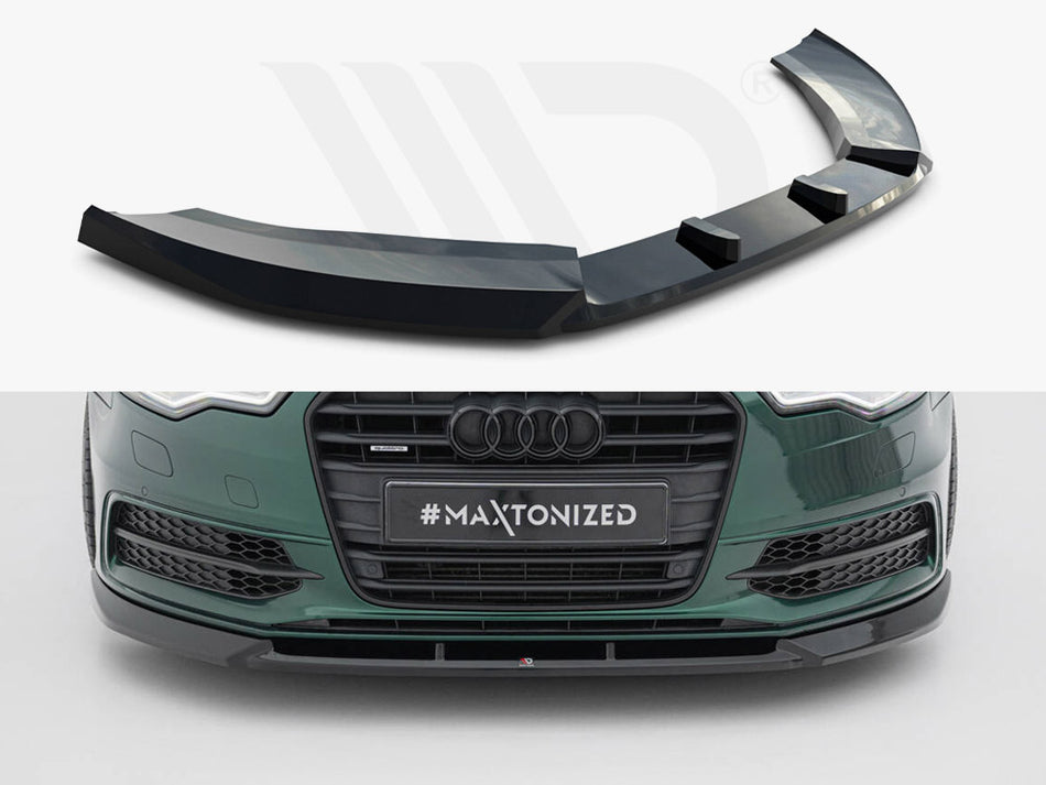 MAXTON DESIGN Front Splitter V.3 Audi A6 S-Line / S6 C7