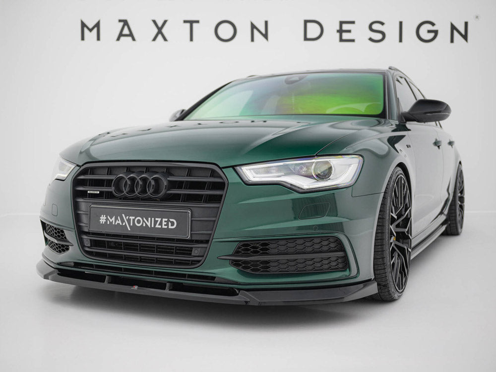 Maxton Design Front Splitter V.3 Audi A6 S-Line / S6 C7 - AU-A6-C7-SLINE-AV-FD1G - Image 2