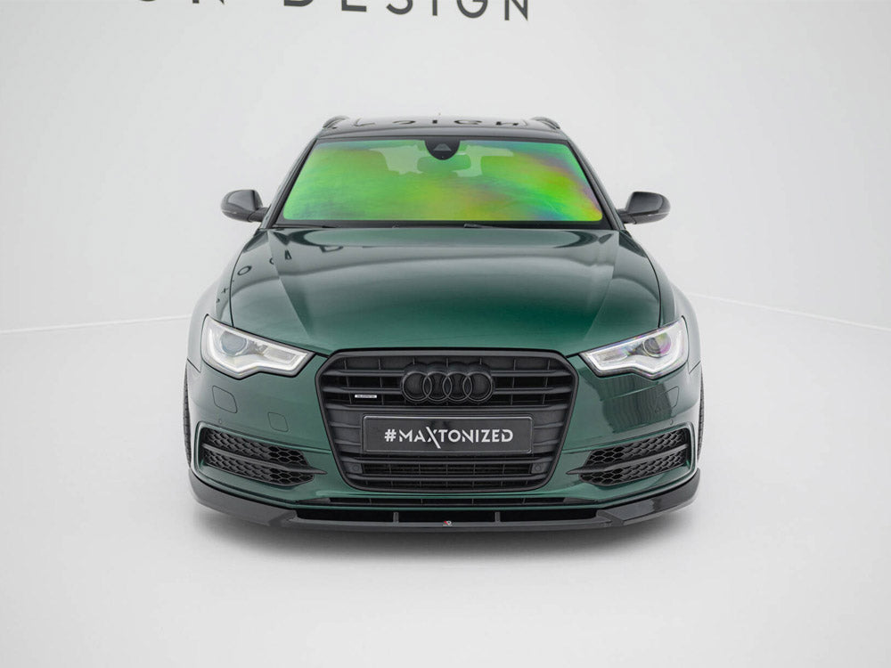 Maxton Design Front Splitter V.3 Audi A6 S-Line / S6 C7 - AU-A6-C7-SLINE-AV-FD1G - Image 3